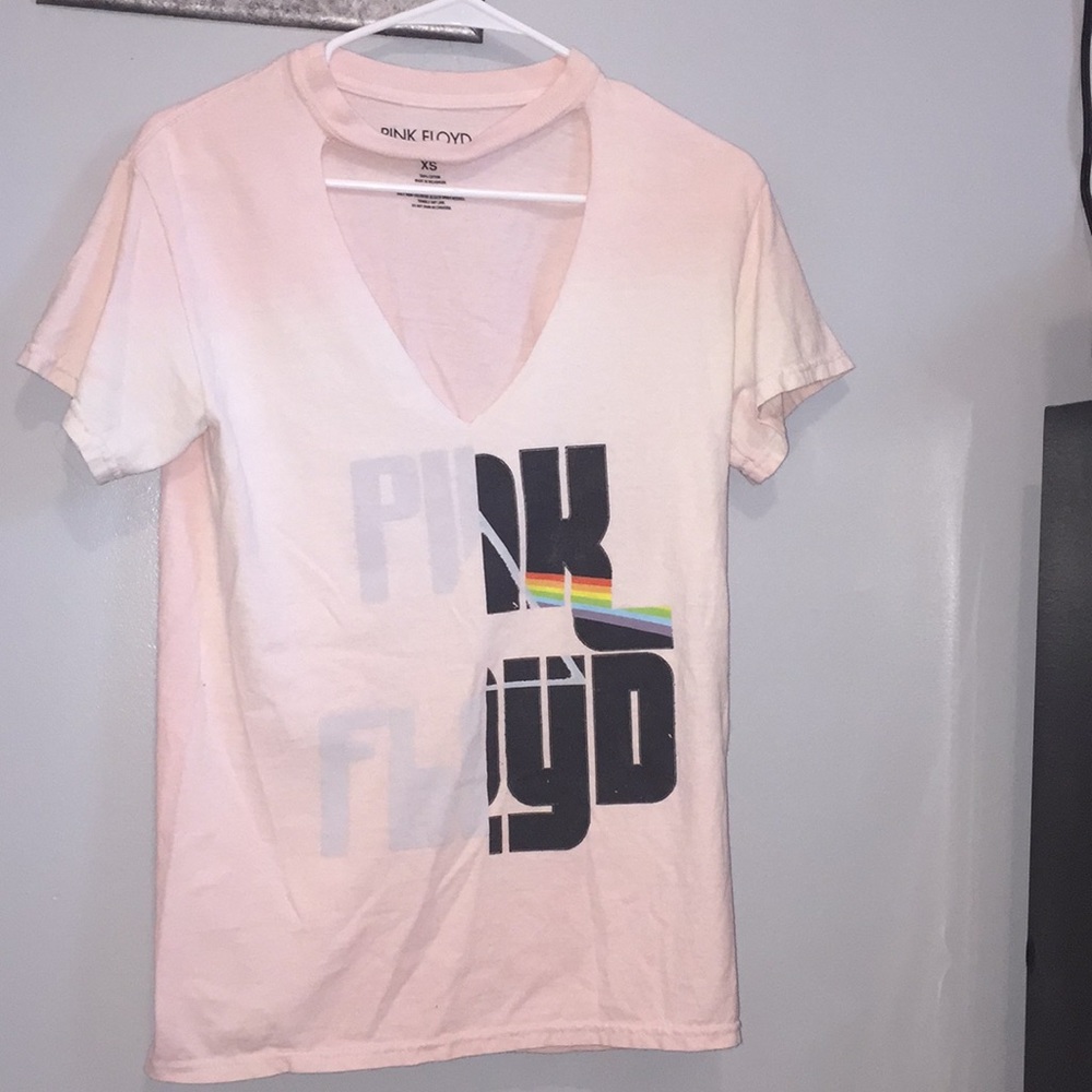 Pink tie-dye Pink Floyd t-shirt